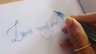Asmr name writing #asmrwriting #calligrphylearning #handwriting #asmr #namestatus