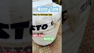Water Tank by Plasto 3 Layer White water storage tank #shorts #youtubeshorts #plumbing #watertank