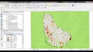 Principle of risk-mapping. Step 2: Map poultry density