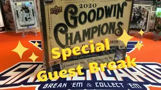 2020 Goodwin Champions Hobby Box Break (Review) ⭐SPECIAL GUEST⭐ 🔥 Chasing Lebron, Luka, Jordan 🔥