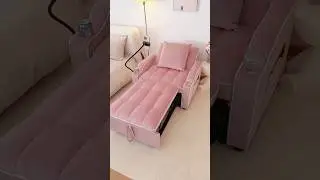 Relax & Rest: Sleeper Sofa Chair Transforms from Cozy Seat to Extra Bed!