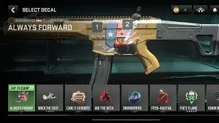 Warzone Mobile: How to Change & Equip Weapon Large Decal Tutorial! (For Beginners)