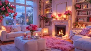 Soothing Cabin Winter Ambience ❄️🔥 Instrumental Winter Music With Fireplace & Relaxing Piano Music