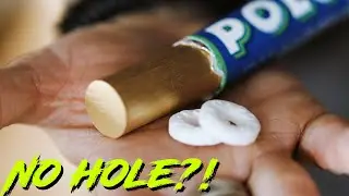 BEST magic trick with a solid brass tube and breath mints! (Live performance)