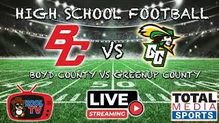Boyd Co vs Greenup Co Football | KHSAA Football | LIVE | Kool TV | 10/3/25