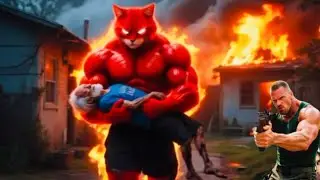 The journey 🐈 of brave Luoyan😼🤩#viralvideo