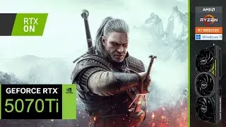 The Witcher 3 | RTX 5070 Ti | 1440p, ULTRA, RT, DLSS, FG