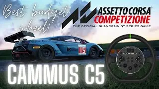 The best budget wheel on the market ​the Cammus C5. Assetto Corsa Competizione. #gaming #simracing