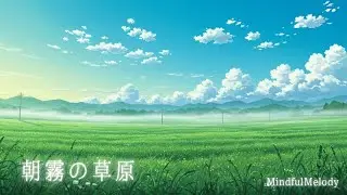 [Relaxing BGM]朝霧の草原 〜Morning Mist Grassland〜 | 作業用・創作・散歩 Work・Creative・Walk