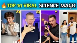 TOP 10 VIRAL😱 SCIENCE MAGIC TUTORIAL VIDEO  Magic video kaise banaye #viral #video 