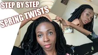 HOW TO| SPRING TWISTS| STEP BY STEP |THREE METHODS| BEGINNER FRIENDLY WITH USEFUL TIPS