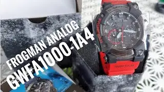 SIMPLE REVIEW : G-SHOCK FROGMAN ANALOG GWFA1000-1A4 mmg padu.