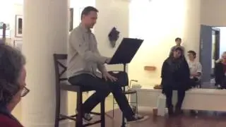 Greg Watson reads for the Saint Paul Almanac at Dow Art Gallery in Saint Paul 2015