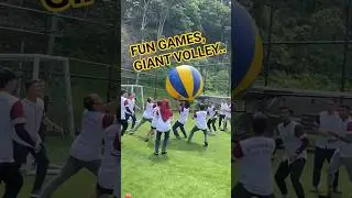 GIANT VOLLEY. #fungames #event #outbound #shortsviral #shorts #trending
