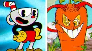 WORLDS SCARIEST CARROT! (Cuphead Gameplay)