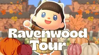 Тур по Рейвенвуду | Остров Осеннего Хэллоуина | Animal Crossing: Новые горизонты | ACNH