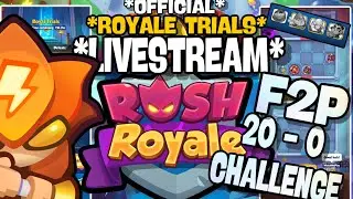 RUSH ROYALE // КОЛОДА ГРОМОНАРЯ 20-0. + НОВЫЕ ЭМОЦИИ И ЛЕГЕНДАРНЫЕ КАРТЫ (ИСПЫТАНИЯ КОРОЛЕВСКОЙ КАРТЫ В ПРЯМОМ ЭФИРЕ)