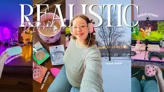 7:30 Am REALISTIC Day in My Life | average day, get ready with me, streaming day, + slow night