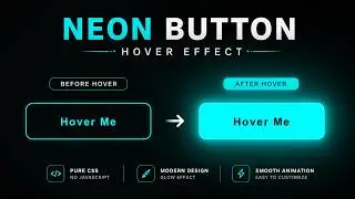 Modern Glow Button Animation | HTML & CSS