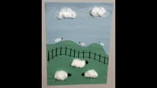 Cotton Ball Sheep