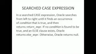 SQL tutorial: CASE - Simple Case Expression in Oracle Database