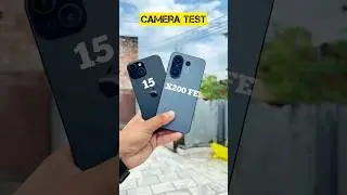 iPhone 15 vs vivo x200 fe camera test 🔥