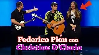 Federico Pión fué sorprendido por Christine D'Clario
