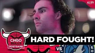 BULLS POSTGAME: Josh Giddey & Bulls Survive WILD 4th Quarter to Beat T’Wolves | CHGO Bulls Podcast