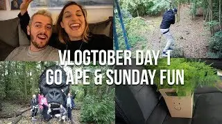 VLOGTOBER DAY 1 | GO APE & SUNDAY FUN | Lost Found Keep