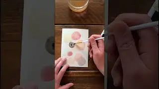 Aquarell trifft Line Art 🎨 Schnell und einfach! #DIY #Karten