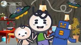 House Vocabulary | Rooms in The house | English educational video |học tiếng anh