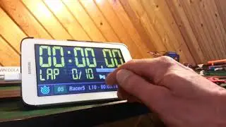 AFX AURORA Slot Cars Tyco HO - Testing Lap Trax App on my new Layout