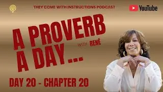 Proverbs 20 - Daily Wisdom for Parents and Life - A Proverb a Day with Ren&eacute; #StartYourDayWithWisdom