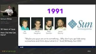Devnexus 2025 — 30 лет #Java. Как мы к этому пришли? — Саймон Риттер