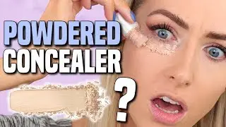 TESTING POWDERED CONCEALER?!? || Full Day Wear Test WITHOUT SETTING IT