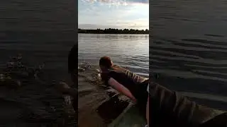 The Fish Jumps Into Your Hands By Itself #shorts #short #funny #fishing