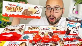 Am incercat TOATE TIPURILE de Kinder (OUA CU SURPRIZA)