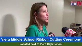 Watch Live Ribbon Cutting Ceremony for Viera Middle School Happening Now, Brevard Newest School