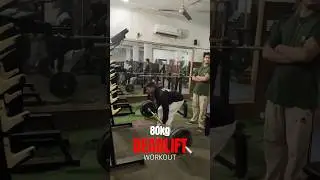 Back & Deadlift Workout 🔥 Heavy Strength Gym Day #Shorts