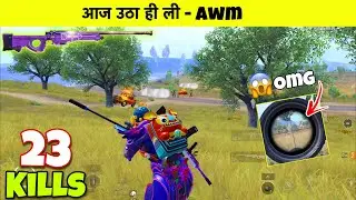 🔥 Finally Today Kill Chor Using AWM Against Conqueror Snakes - Battlegrounds Mobile India