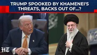 On Cam: Spooked By Khamenei's Revenge Threats, Trump Backs Out Of...? Iran Protests, USA, Israel