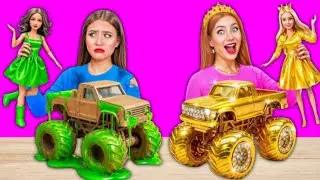 We build Amezing doll Car challenge | Rich vs Brock  Decoration ideas by 