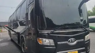 [Korea Used Buses] 2014 SILK ROAD KIA GRANDBIRD Long Buses available for sales & shipment to Africa💯