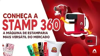 Máquina de Estampar COPOS, TAÇAS, CANECAS, BALDES, CAPINHAS e mais de 100 PRODUTOS! | STAMP360 RIMAQ