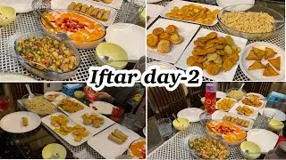 2nd Iftar done|Custard Trifle,Chana Chat,Chicken Patties,Spring Rolls,Alu Samosa,White Sauce Pasta