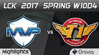 MVP vs SKT Highlights Game 2 LCK Spring 2017 W10D4 MVP vs SK Telecom T1