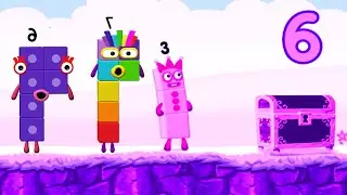 Numberblocks Learning Academy #278 - Numberblocks  6 6 7 6 1 - Numberblocks Magic Run - Numberblocks