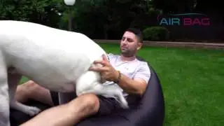 Lay Bag Inflatable Air Lounger - Fast Inflatable Air Loungers/Chairs