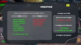 Miner Tycoon - Prestige 999-1001 LV + The Blamed One Boss + Inf. Meteor