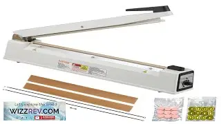 VEVOR Impulse Sealer 16 inch Manual Heat Sealing Machine with Adjustable Heating